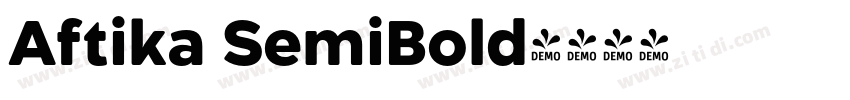 Aftika SemiBold字体转换